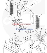 500KW發電機組康明斯KT38-GMF風扇防護板3003479