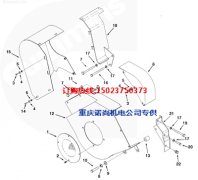 南京壓縮機(jī)康明斯NT855-C280風(fēng)扇防護(hù)板3419052